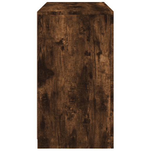vidaXL Aparador com luzes LED 60,5x37x67 cm carvalho fumado vidaXL Aparador com luzes LED 60,5x37x67 cm carvalho fumado
