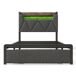 Cama individual Cama individual Gris