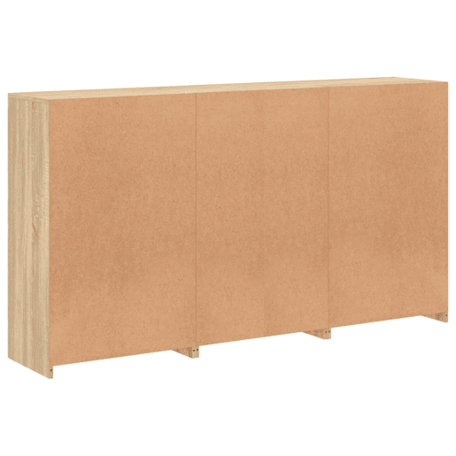 vidaXL Aparador com luzes LED 181,5x37x100 cm carvalho sonoma vidaXL Aparador com luzes LED 181,5x37x100 cm carvalho sonoma