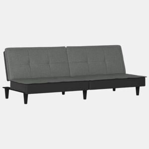 Sofá-cama, Sofá conversível tecido cinzento-escuro