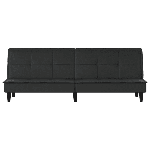 Sofá-cama, Sofá conversível tecido preto Sofá-cama, Sofá conversível tecido preto