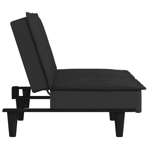 Sofá-cama, Sofá conversível tecido preto Sofá-cama, Sofá conversível tecido preto