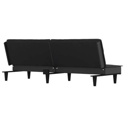 Sofá-cama, Sofá conversível tecido preto Sofá-cama, Sofá conversível tecido preto