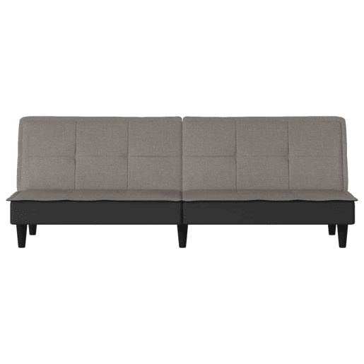 Sofá-cama, Sofá conversível tecido cinzento-acastanhado Sofá-cama, Sofá conversível tecido cinzento-acastanhado
