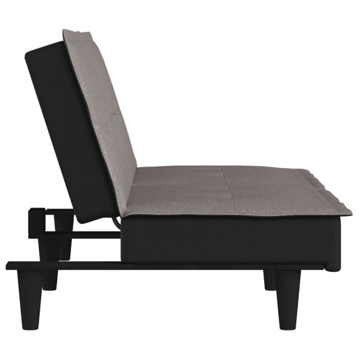 Sofá-cama, Sofá conversível tecido cinzento-acastanhado Sofá-cama, Sofá conversível tecido cinzento-acastanhado