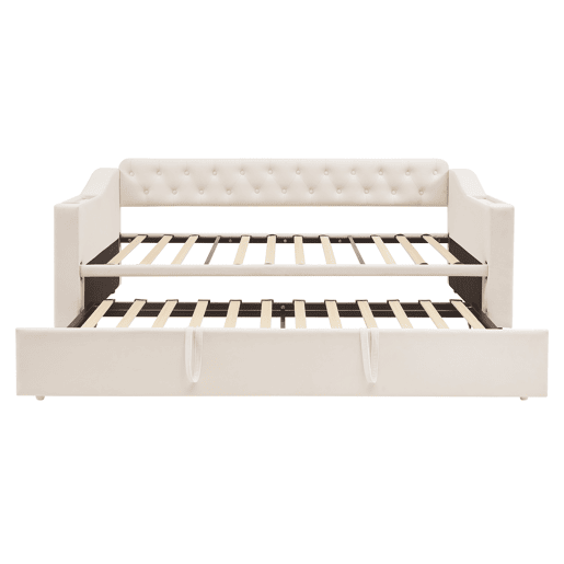 Cama com gavetão 90180x190 cm - com tomadas e compartimento para arrumação - tecido aveludado - Bege