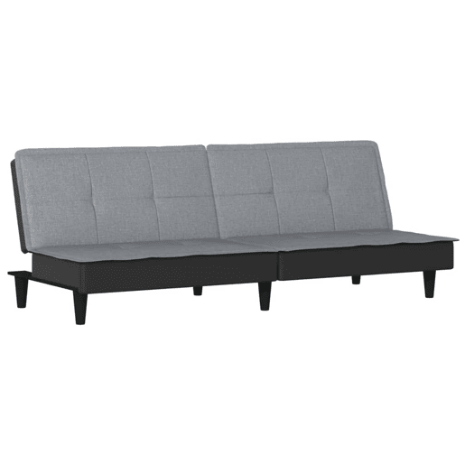 Sofá-cama, Sofá conversível tecido cinzento-claro