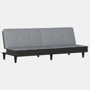 Sofá-cama, Sofá conversível tecido cinzento-claro