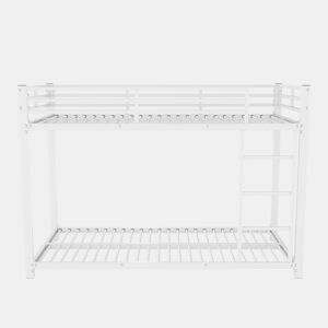 Beliche de ferro para crianças 90x200 cm - Branco