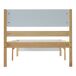 Camas individuales Camas individuales Blanco/ Madera