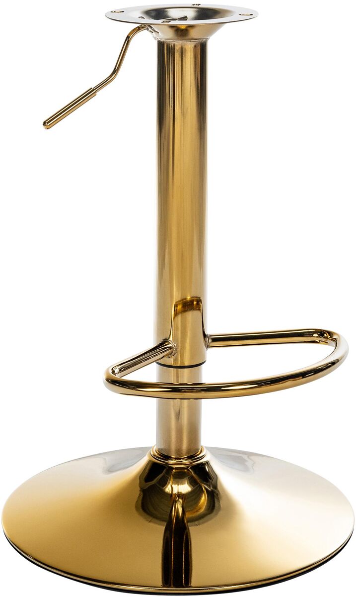 Base metálica de repuesto para taburetes de bar 8 x 8 cm metal dorado 38.5x38.5x57 cm