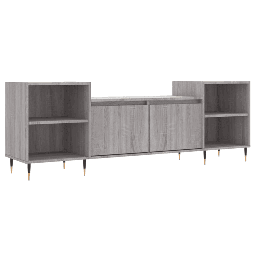 Móvel de TV - Modulo de TV - Armário de TV 160x35x55 cm derivados de madeira cinzento sonoma