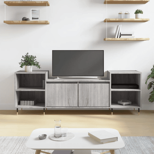 Móvel de TV - Modulo de TV - Armário de TV 160x35x55 cm derivados de madeira cinzento sonoma