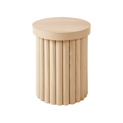 Mesa de apoio GENOLA Castanho claro