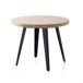 Mesa redonda extensible Berg 120x120 Mesa redonda extensible Berg 120x120 Negro/ Madera