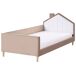 Beliani Cama infantil Terciopelo KERVAN Beliani Cama infantil Terciopelo KERVAN Marrón Claro