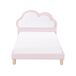 Beliani Cama infantil Terciopelo MAZOU Beliani Cama infantil Terciopelo MAZOU Rosa