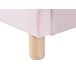 Beliani Cama infantil Terciopelo MAZOU Beliani Cama infantil Terciopelo MAZOU Rosa