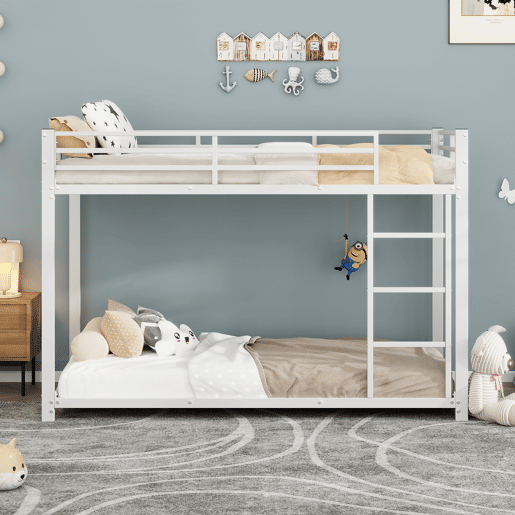 Beliche de ferro para crianças 90x200 cm - Branco Beliche de ferro para crianças 90x200 cm - Branco