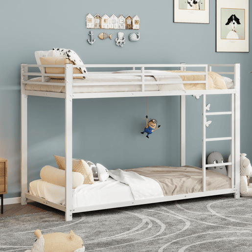 Beliche de ferro para crianças 90x200 cm - Branco Beliche de ferro para crianças 90x200 cm - Branco