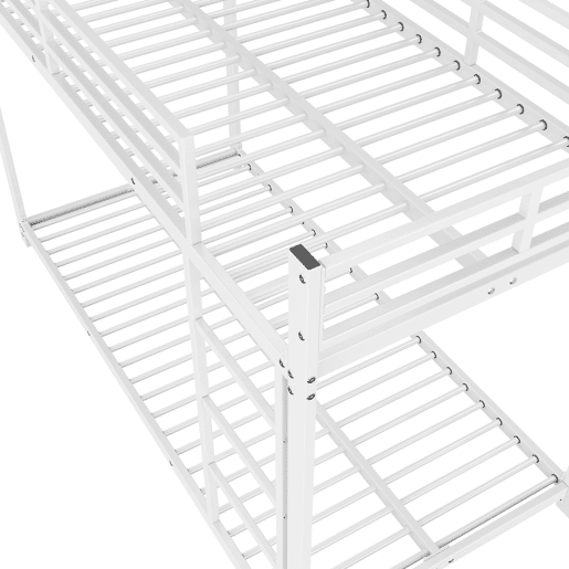 Beliche de ferro para crianças 90x200 cm - Branco Beliche de ferro para crianças 90x200 cm - Branco