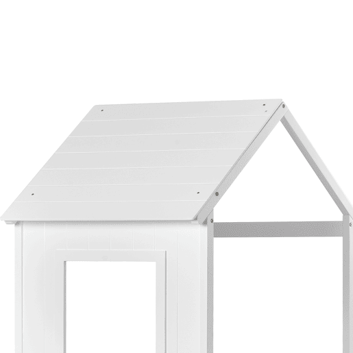Beliche cabina 90x200 cm - madeira maciça - com 2 janelas - Branco Beliche cabina 90x200 cm - madeira maciça - com 2 janelas - Branco