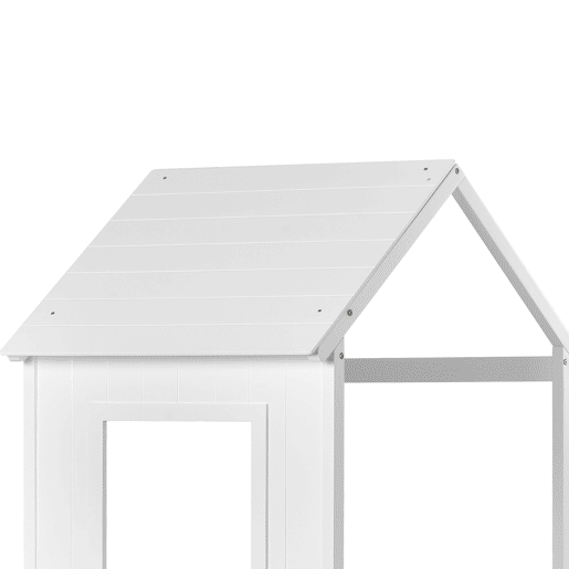 Beliche cabina 90x200 cm - madeira maciça - com 2 janelas - Branco Beliche cabina 90x200 cm - madeira maciça - com 2 janelas - Branco