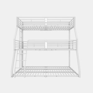 Beliche triplo - 2x90x200cm e 140x200cm - estrutura em ferro - Branco