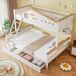 Cama litera Cama litera Natural/ Blanco