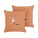 Beliani Cojín decorativo MARIGOLD Beliani Cojín decorativo MARIGOLD Naranja