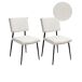 Beliani Silla de comedor STURGIS Beliani Silla de comedor STURGIS Blanco