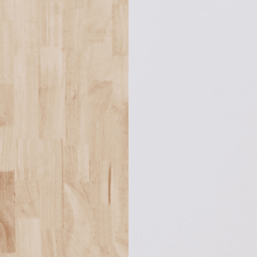 Mesa redonda Berg extensible 120-200 Branco - Carvalho 120 x 76 x 120 cm