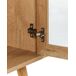 Beliani Vitrina ALBANY Beliani Vitrina ALBANY Madera Clara