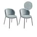 Beliani Silla de comedor MILES Beliani Silla de comedor MILES Azul Claro