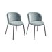 Beliani Silla de comedor MILES Beliani Silla de comedor MILES Azul Claro