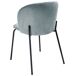 Beliani Silla de comedor MILES Beliani Silla de comedor MILES Azul Claro