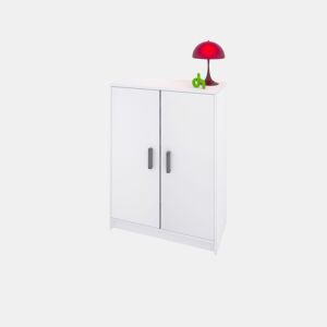 Armário de 2 portas 75 x 101 cm Liam Branco 75 x 101 x 36 cm