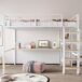 Cama alta para niños 203x146 Cama alta para niños 203x146 Blanco