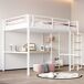 Cama alta para niños 203x146 Cama alta para niños 203x146 Blanco