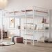 Cama alta para niños 203x146 Cama alta para niños 203x146 Blanco