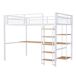 Cama alta para niños 203x146 Cama alta para niños 203x146 Blanco