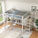 Cama alta para niños 249x145 Cama alta para niños 249x145 Blanco
