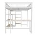 Cama alta para niños 249x145 Cama alta para niños 249x145 Blanco