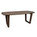 CORTE-Mesa de comedor madera cepillada 200x100 CORTE-Mesa de comedor madera cepillada 200x100 Marrón