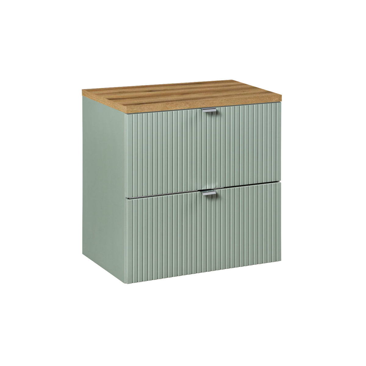 Mueble bajo lavabo 2 cajones encimera Jade