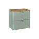 Mueble bajo lavabo 2 cajones encimera Jade Mueble bajo lavabo 2 cajones encimera Jade Verde