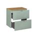 Mueble bajo lavabo 2 cajones encimera Jade Mueble bajo lavabo 2 cajones encimera Jade Verde
