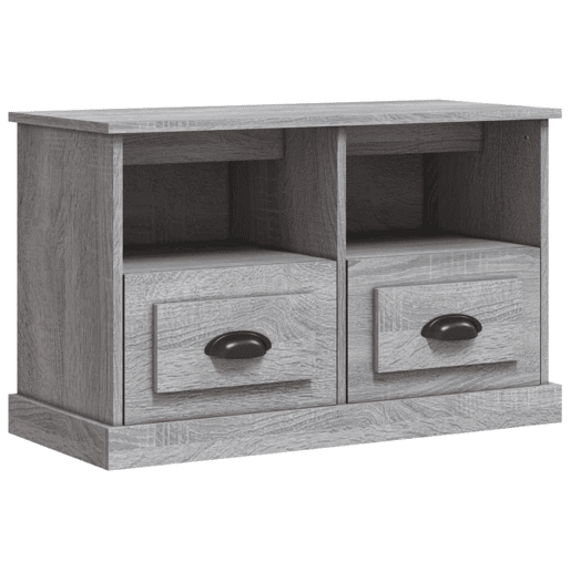 Móvel de TV - Modulo de TV - Armário de TV 80x35x50 cm derivados de madeira cinzento sonoma