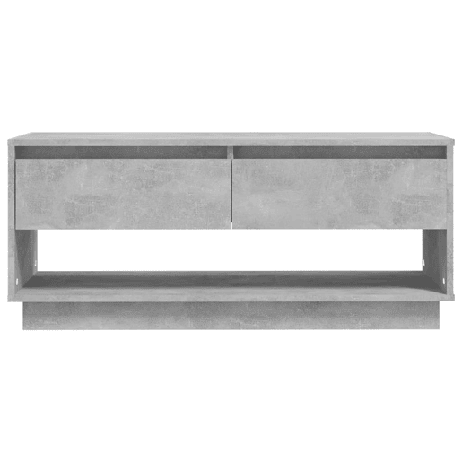 Móvel p TV, Armário de TV 102x41x44 cm derivados de madeira cinzento cimento