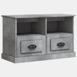 Móvel p TV, Armário de TV 80x35x50 cm derivados de madeira cinzento cimento